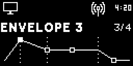 OVERFIT displaying envelope editor
